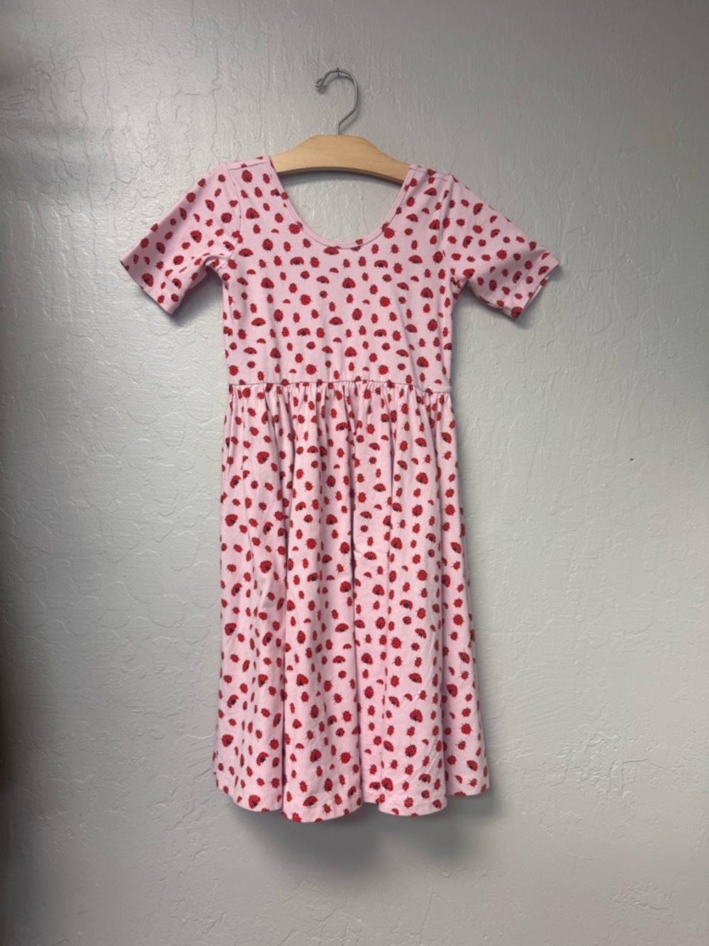 $26 ADD ON Alice + Ames Ladybug Twirl Dress 8Y Mini boden Hanna Andersson Zara